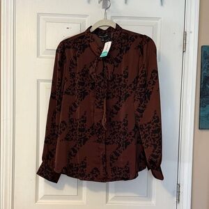 41 Hawthorn Chocolate and Ebony Blouse
